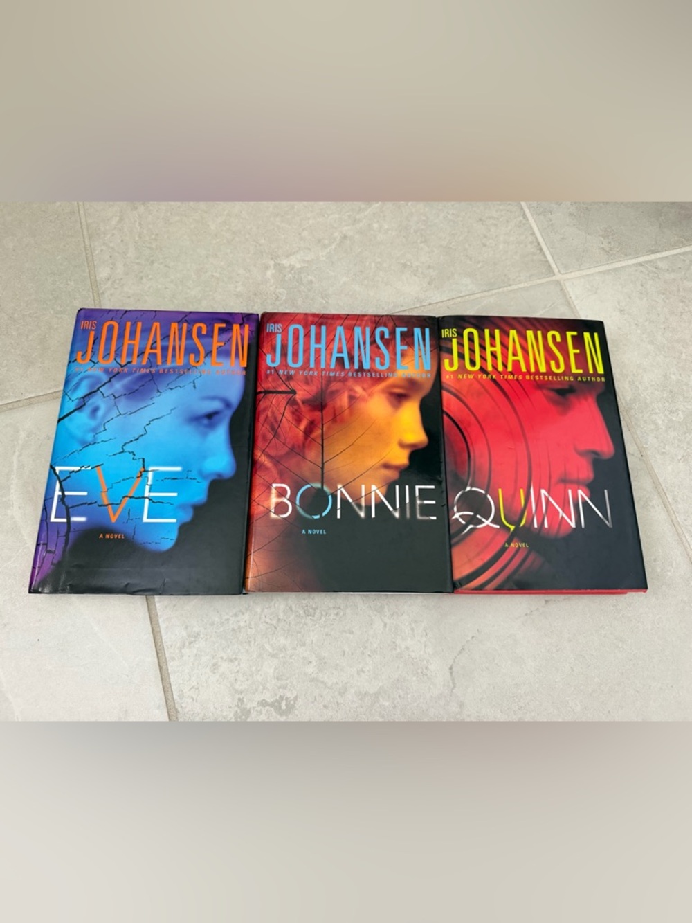 Iris Johansen - 3 Book Lot -Eve, Bonnie, Quinn hardcover